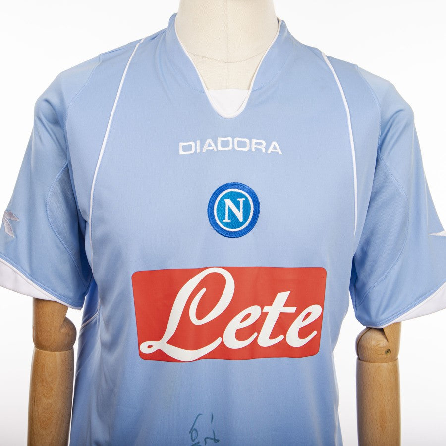 maglia home napoli lavezzi 7 autografata 2007/2008 by DIADORA - Home (7)