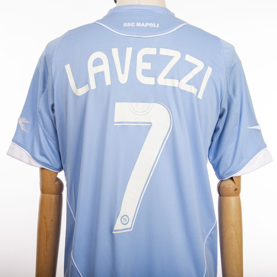 maglia home napoli lavezzi 7 autografata 2007/2008 by DIADORA - Home (8)