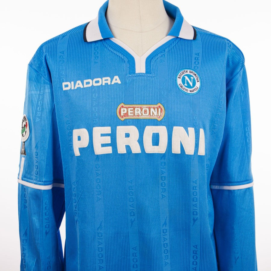 maglia home napoli ml stellone n9 2001/2002 by DIADORA - Home (12)
