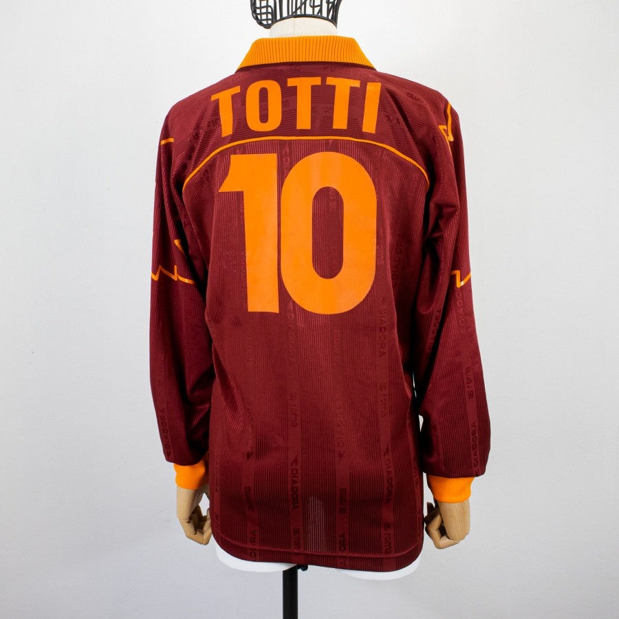Roma Home Jersey Diadora Ls 1999/2000 Totti 10 - Le 7 Sorelle Roma Home Jersey Diadora Ls 1999/2000 Totti 10 - Le 7 Sorelle