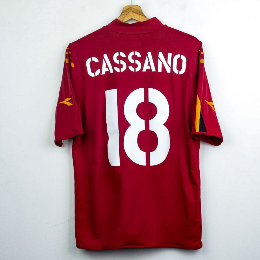 Maglia Home Roma Diadora Cassano 18 2004/2005 by DIADORA - Home