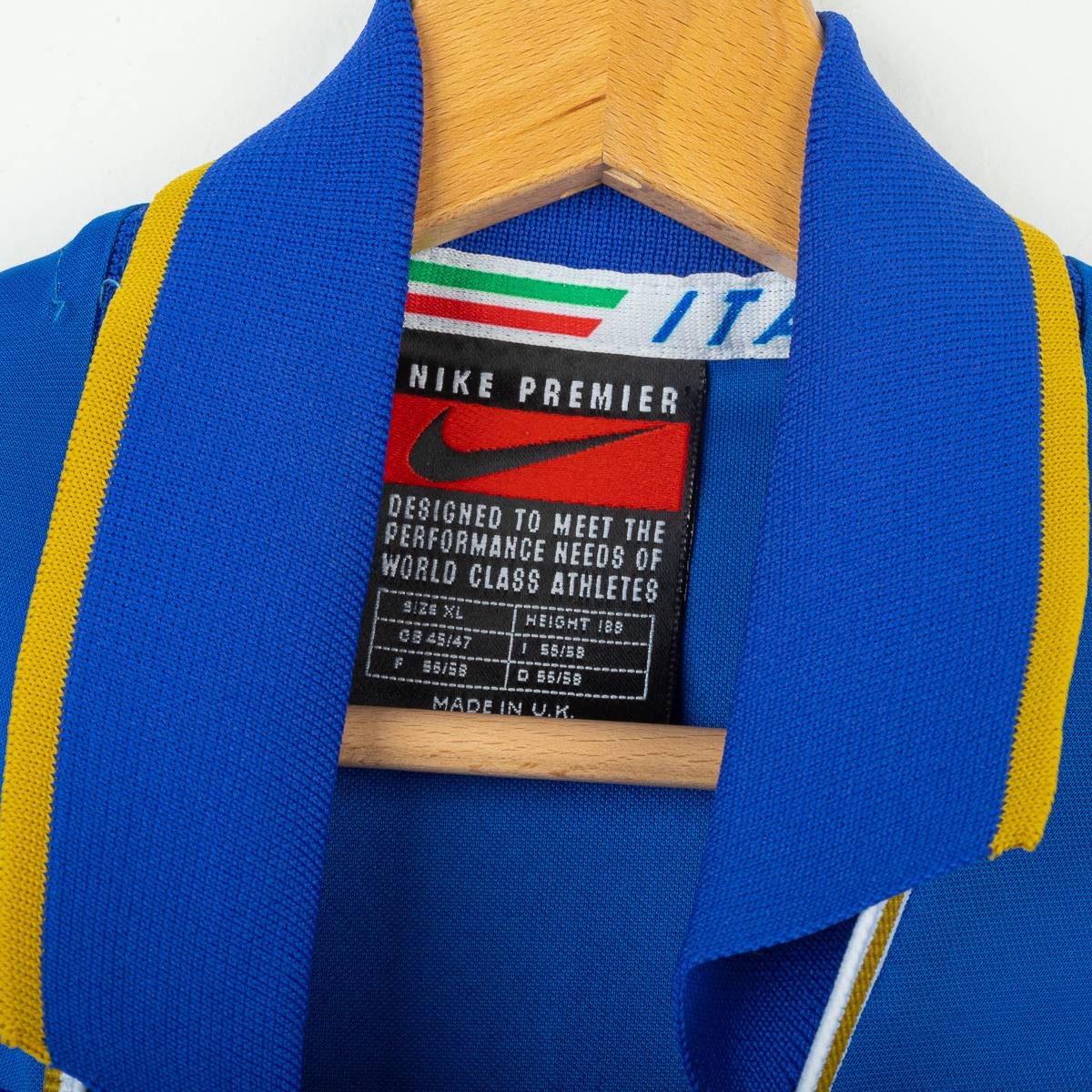 Maglia Home Azzurra Italia Nike 1996