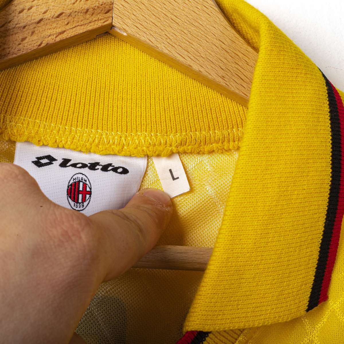 AC Milan Lotto Opel Baresi 6 Third Shirt 1995/1996