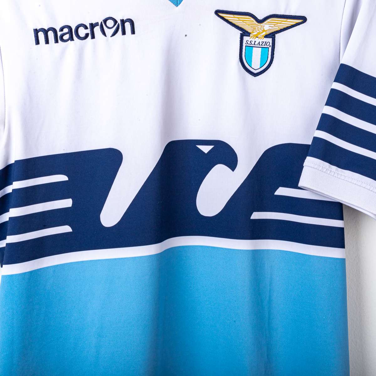 Lazio Home Macron Shirt Size M 2014/2015