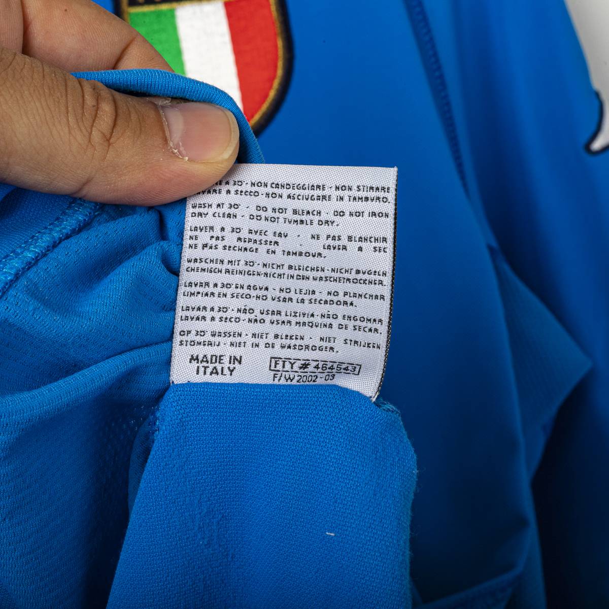 Maglia Home Italia Kappa Vieri n21 2002