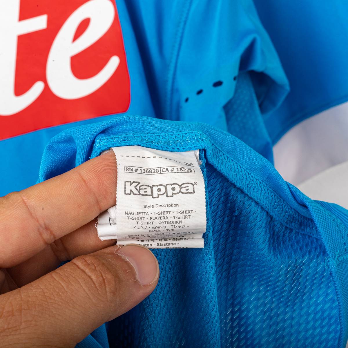 Maglia Home Ssc Napoli Kappa Mertens 14 2015/2016