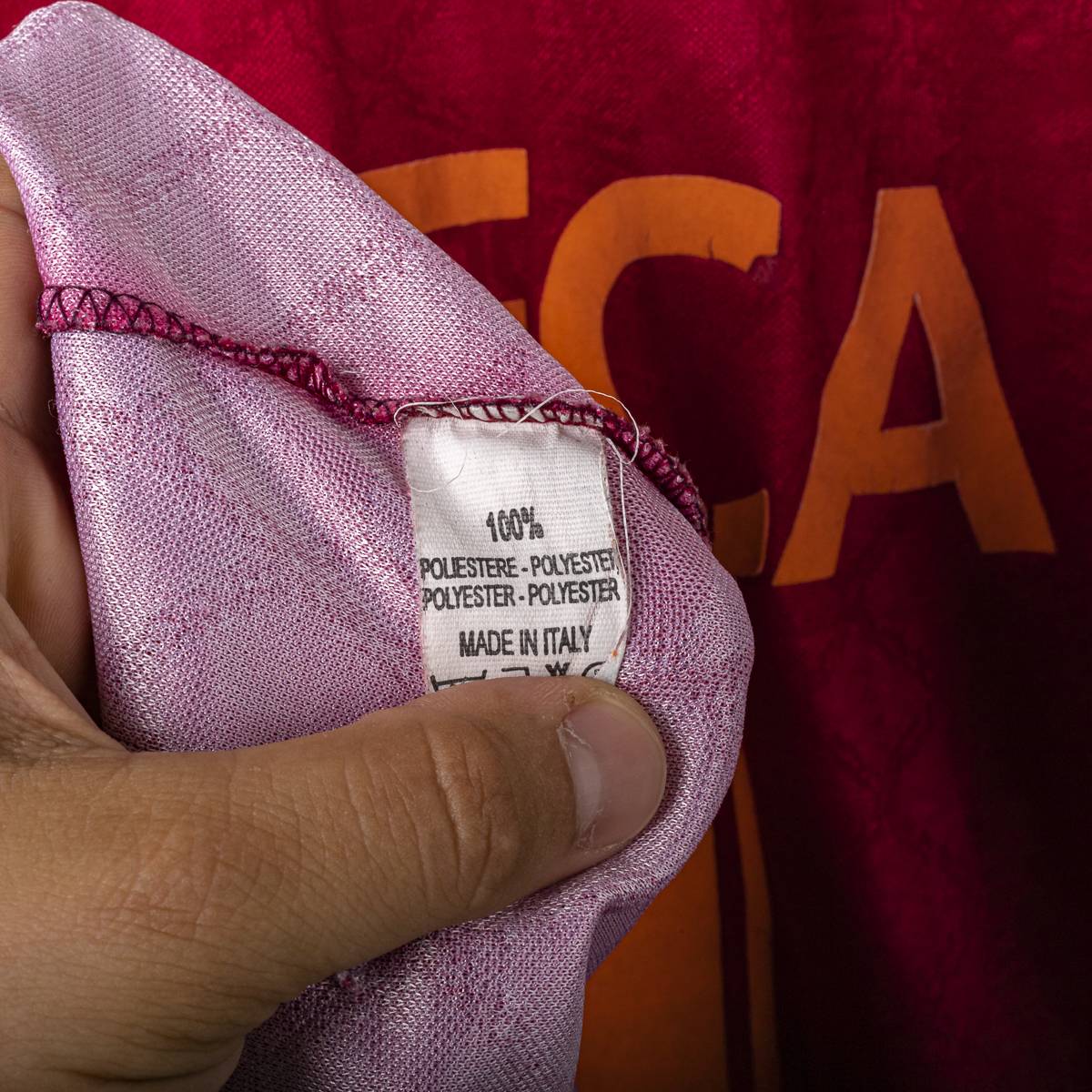 Maglia Home Roma Asics Fonseca ML 11 1995/1996 74X57