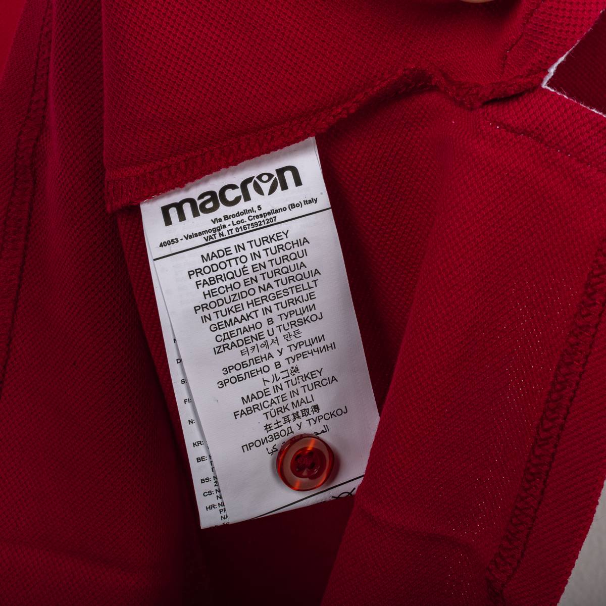 Polo Bambino Cagliari Macron Rossoblu