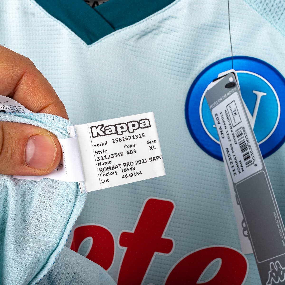 Maglia Napoli Away Kappa Koulibaly 26 ml 2020/2021