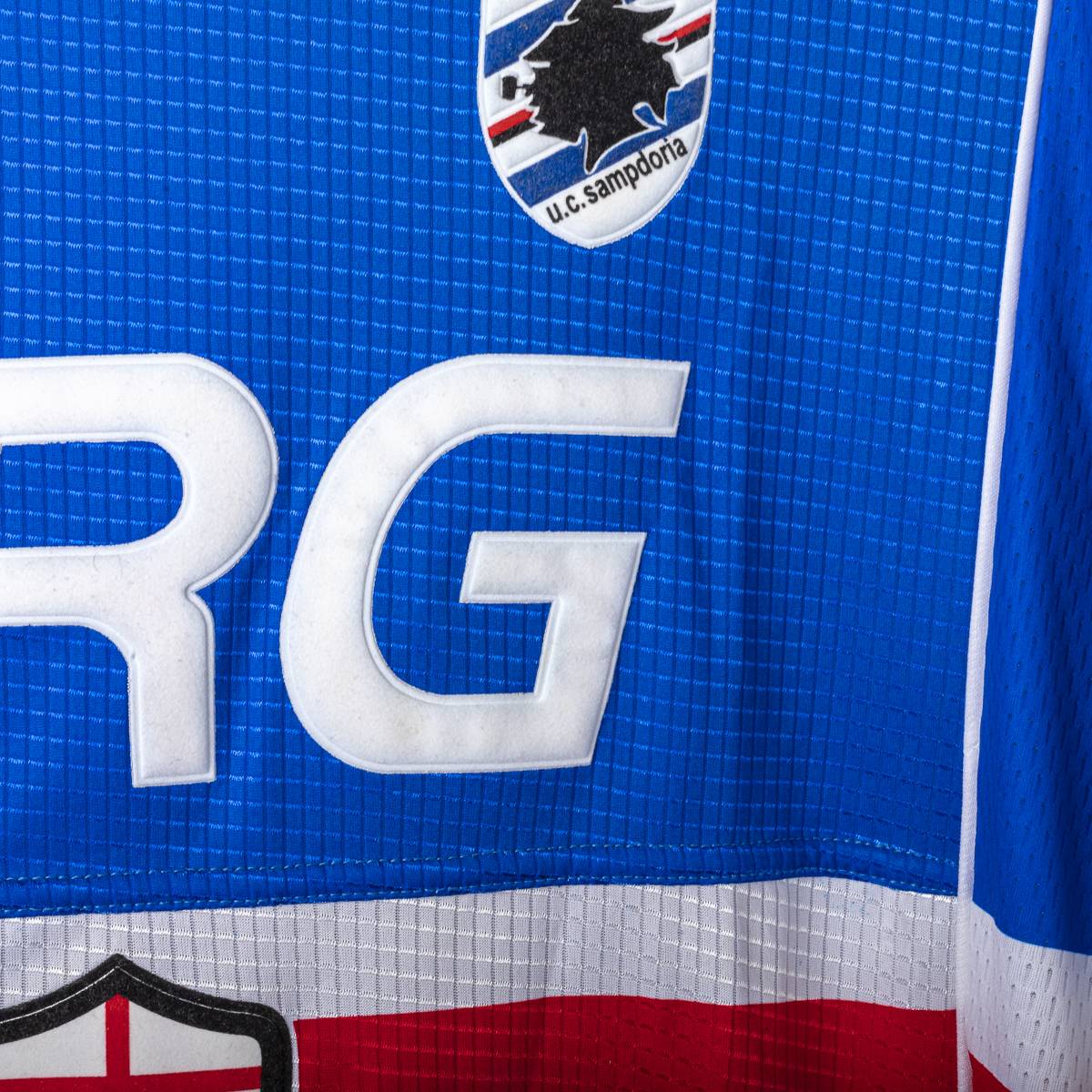maglia home sampdoria asics Bazzani 9 2002/2003