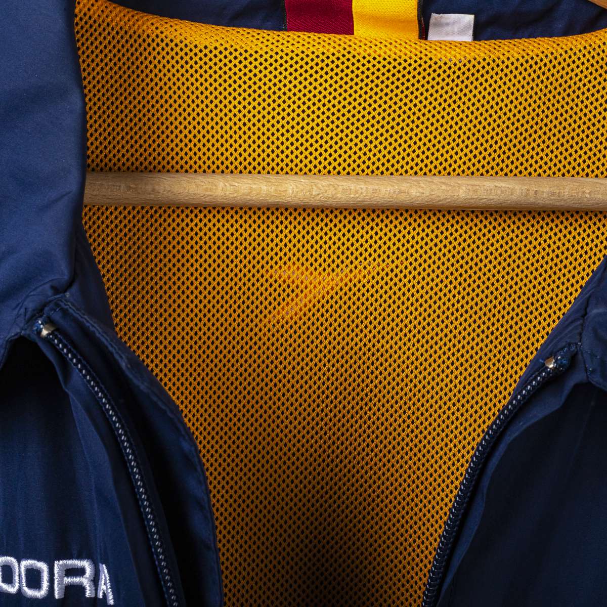 Giubbino Blu Roma Diadora 2005/2006