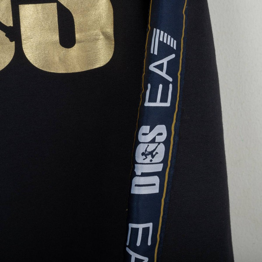 Felpa con cappuccio D10S blu ssc napoli 2022/2023 by EA7 - Home (9)