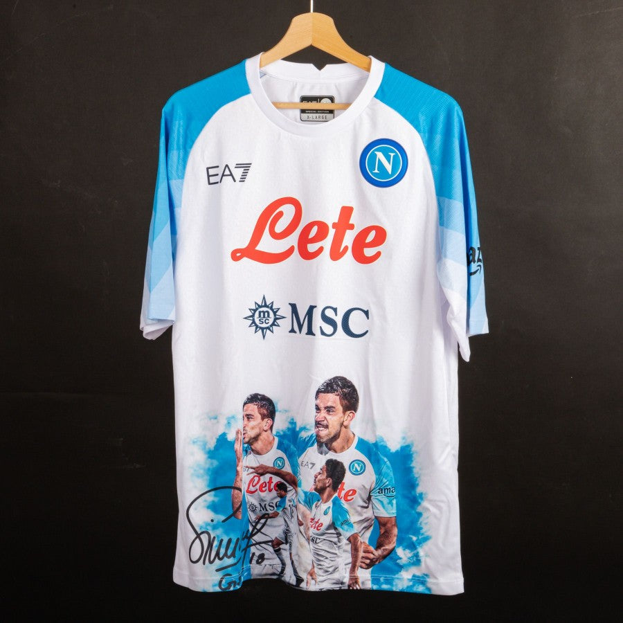 maglia face game napoli ea7 simeone 18 2022/2023 by EA7 - Home (2)