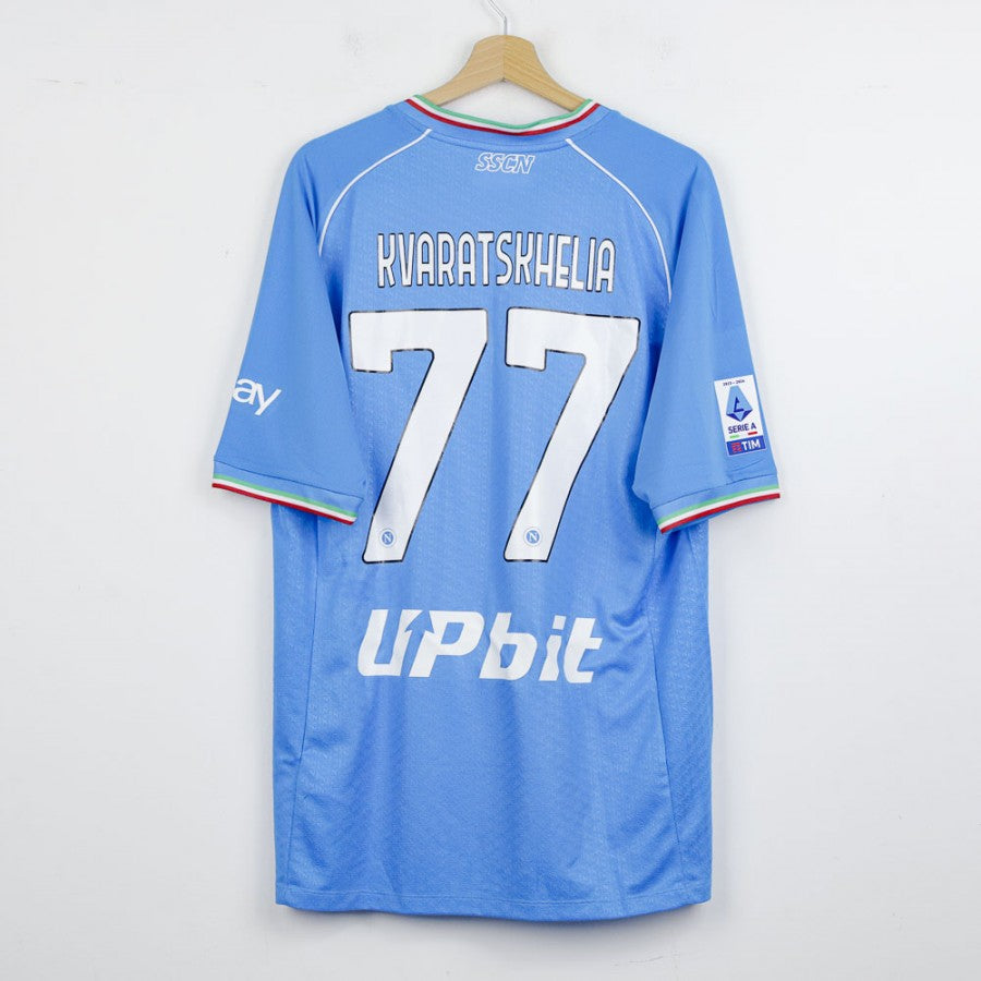 Maglia Home Napoli Ea7 Kvaratskhelia 77 2023/2024 by EA7 - Home