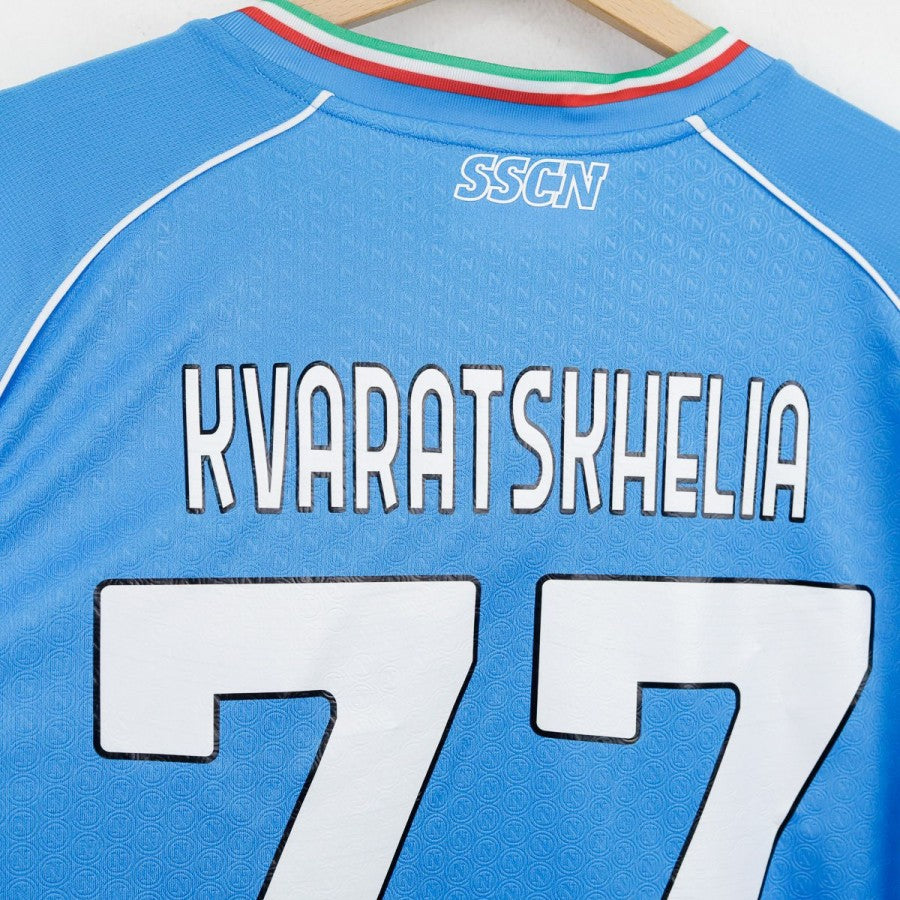 Maglia Home Napoli Ea7 Kvaratskhelia 77 2023/2024 by EA7 - Home (8)