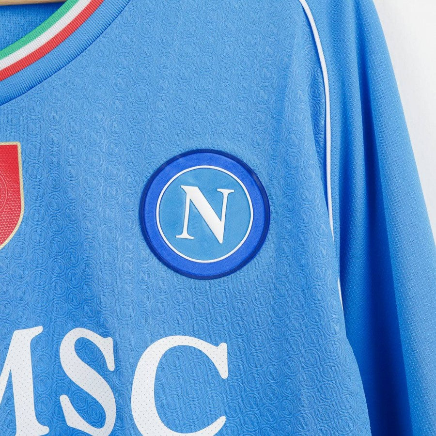 Maglia Home Napoli Ea7 Kvaratskhelia 77 2023/2024 by EA7 - Home (9)