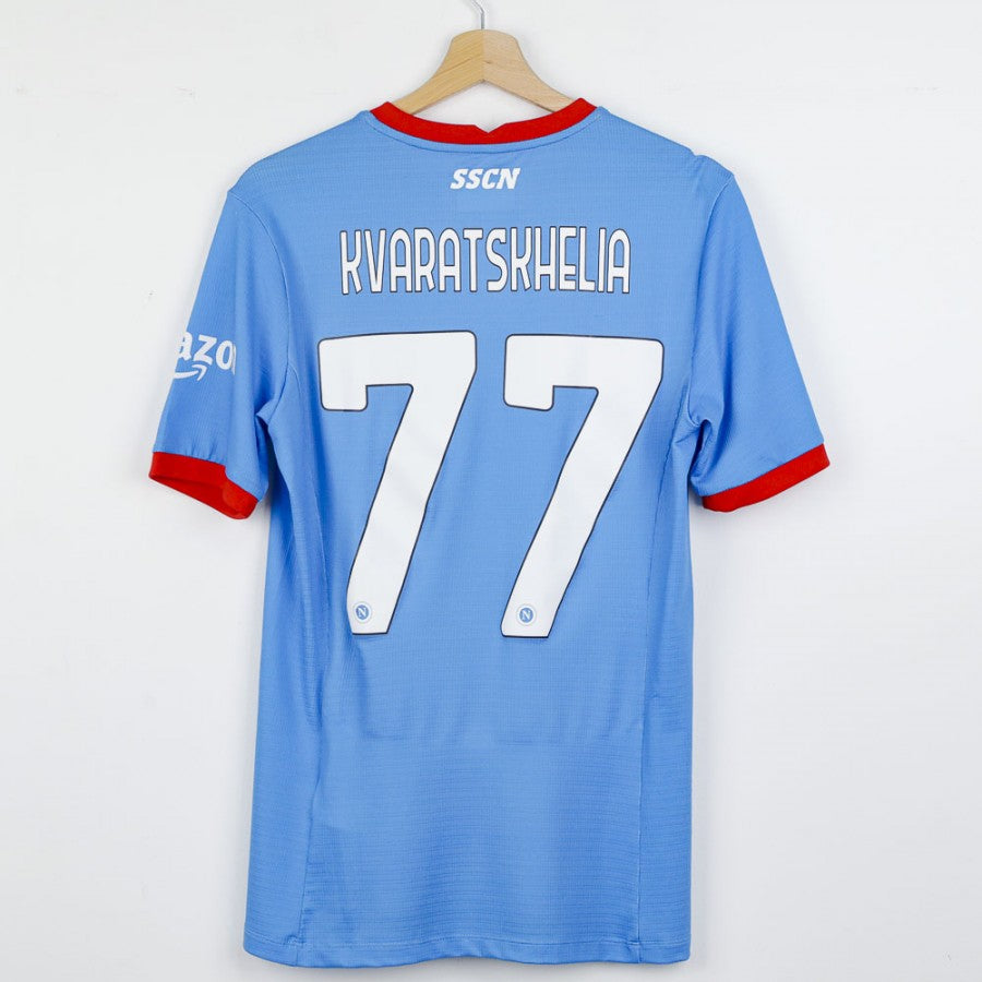 Maglia Napoli EA7 Christmas Edition Kvaratskhelia 77 2022/2023 by EA7 - Home