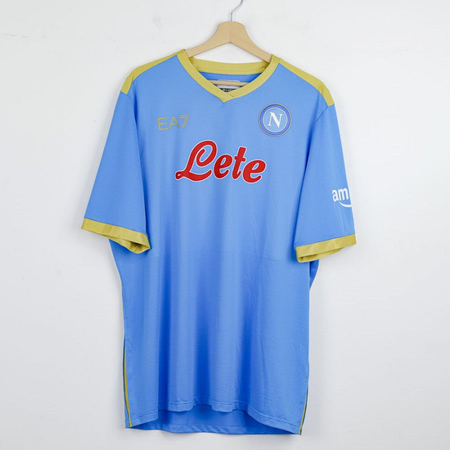Maglia Uefa Napoli Ea7 Kvaratskhelia 77 2021/2022 by EA7 - Home (2)