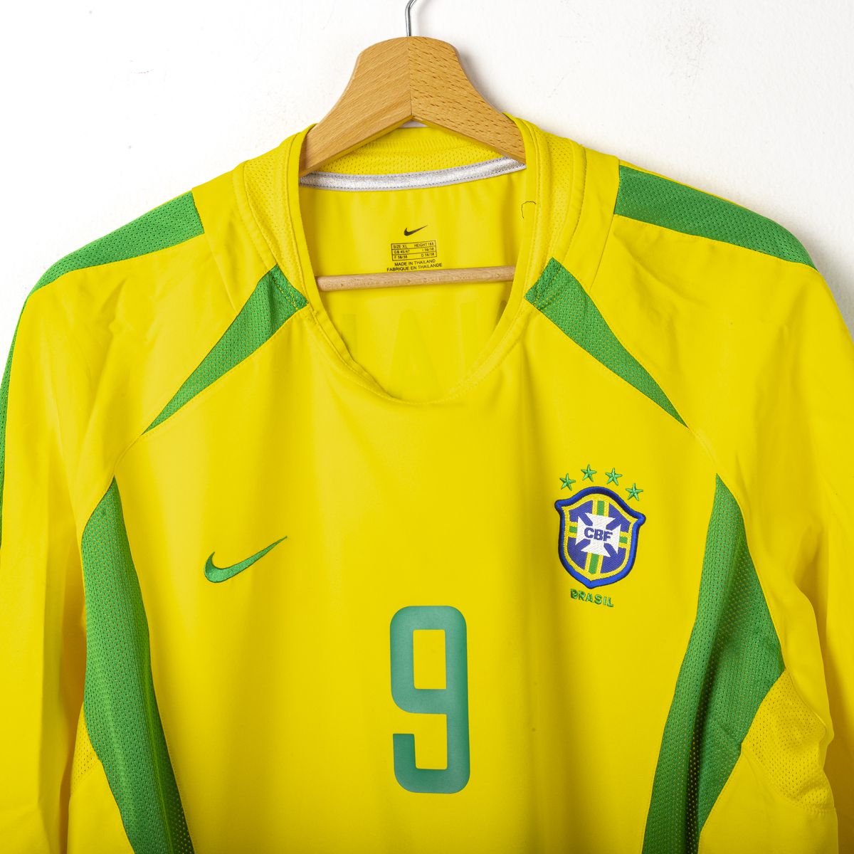 maglia home brasile nike ronaldo n9 2002