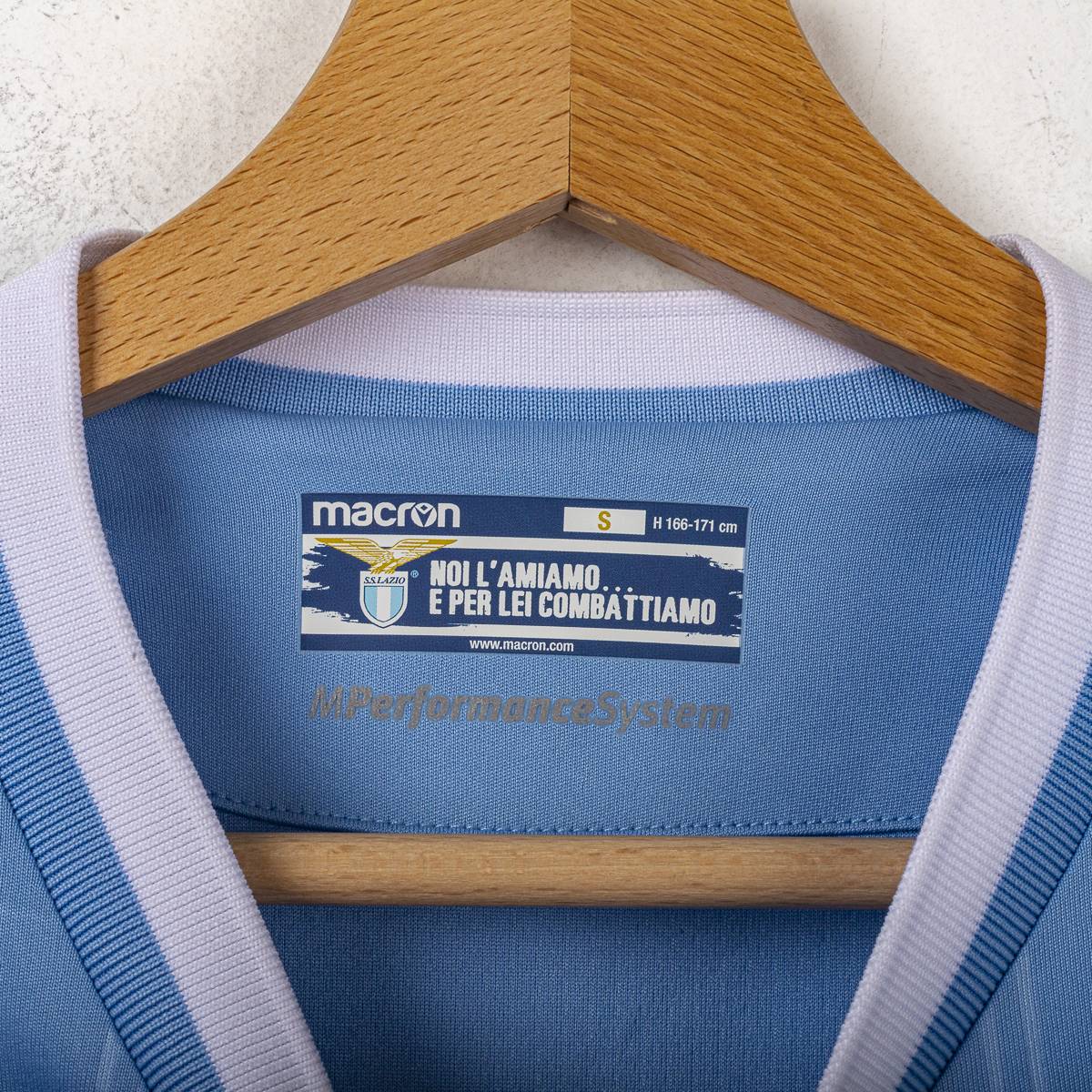 Maglia Home Ss Lazio Macron con cartellino 2021/2022