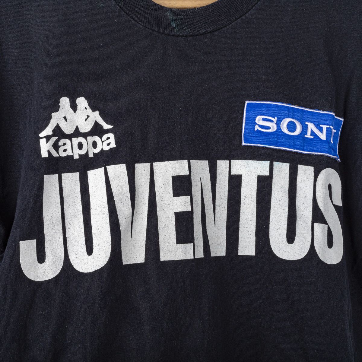 T-shirt Nera Juventus Kappa Sony 1995/1996