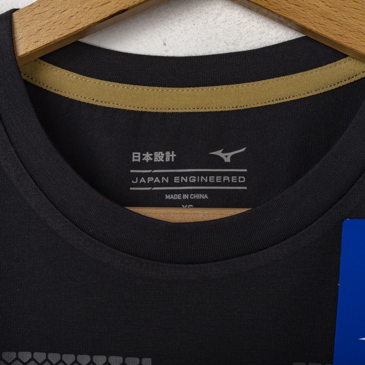T-shirt SS Lazio Mizuno X Anniversary nera oro