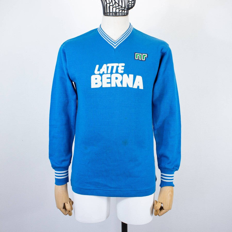 MAGLIA HOME NAPOLI ENNERRE LATTE BERNA ML 1983/1984 by ENNERRE - Serie A