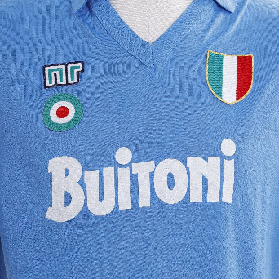 MAGLIA HOME NAPOLI ENNERRE N13 1987/1988 COTONE by ENNERRE - Home (5)