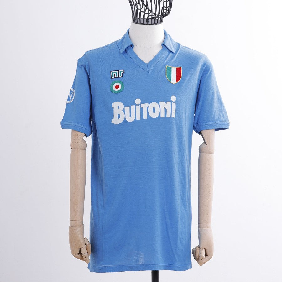 MAGLIA HOME NAPOLI ENNERRE N13 1987/1988 COTONE by ENNERRE - Home