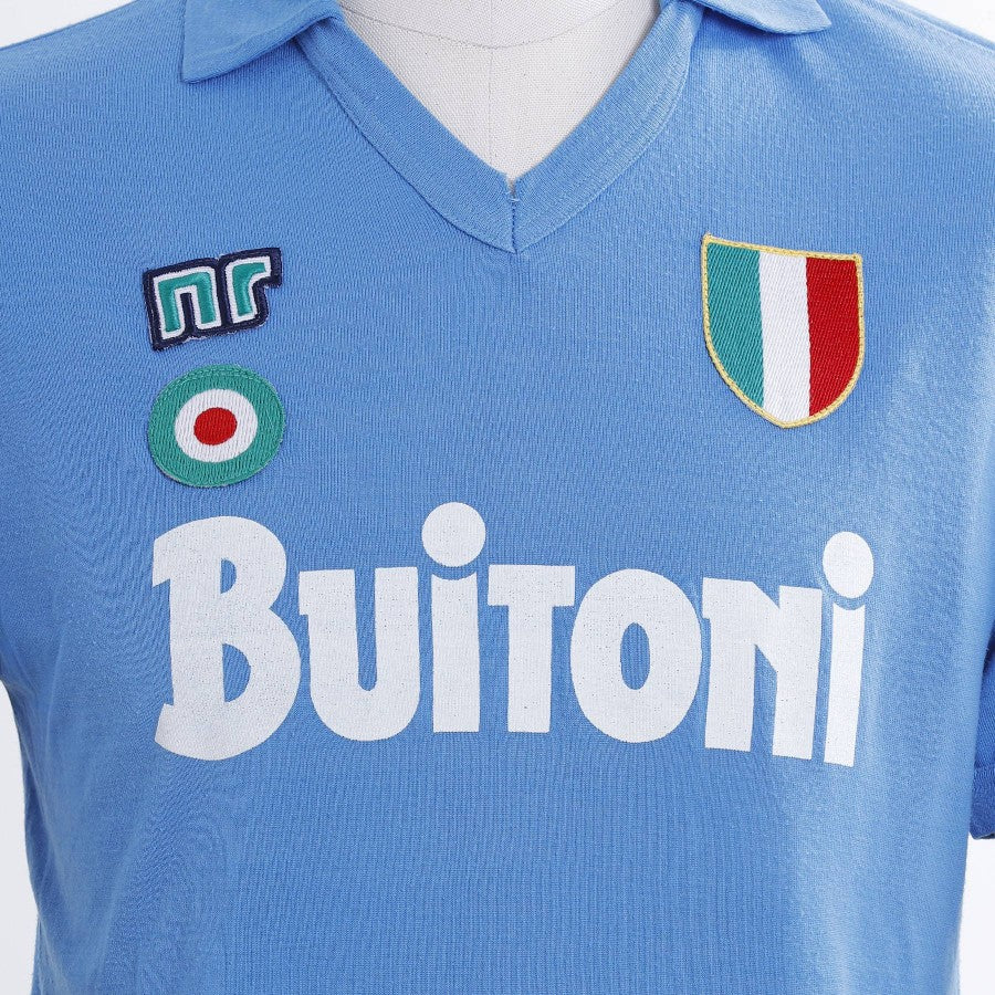 MAGLIA HOME NAPOLI ENNERRE N15 1987/1988 COTONE by ENNERRE - Home (5)