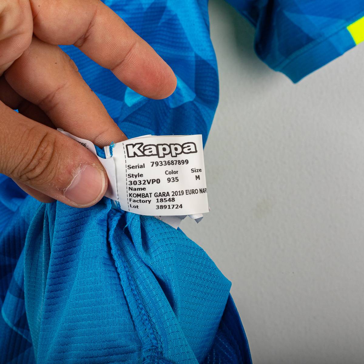 Maglia home uefa Ssc Napoli Kappa Hamsik 17 2018/2019