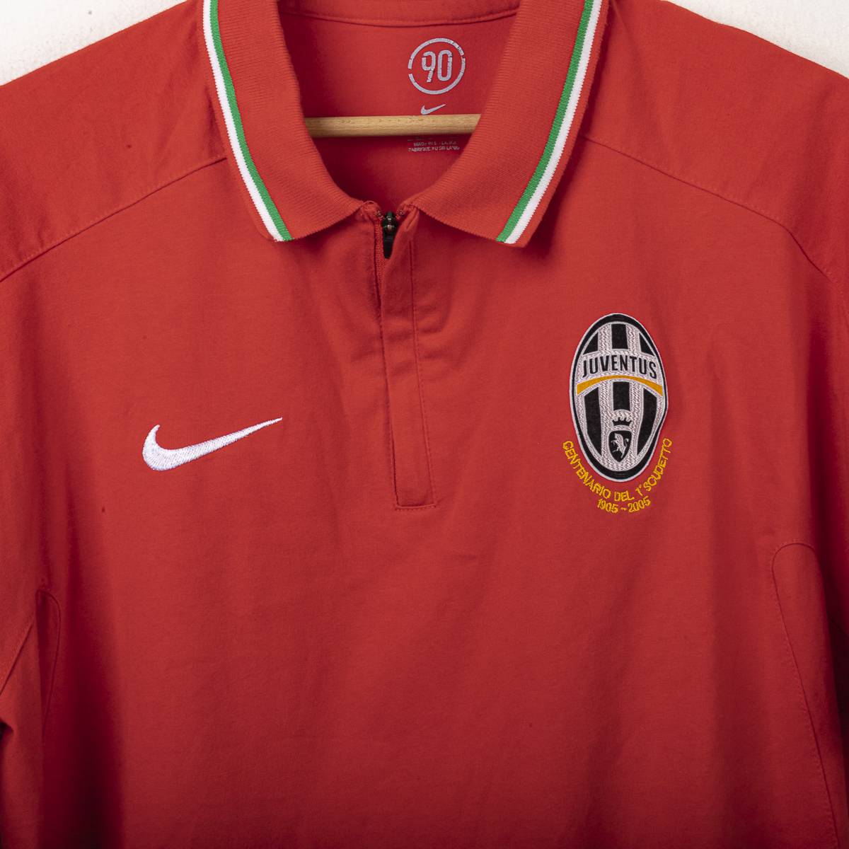 Polo rossa rappresentanza Juventus Nike 2005/2006