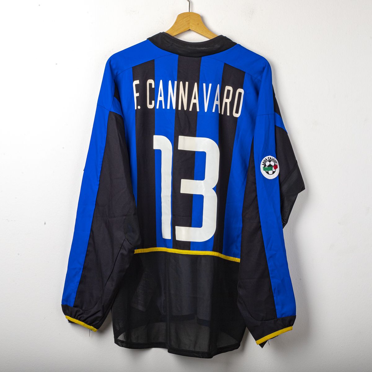 maglia home inter nike cannavaro n13 ML 2002/2003