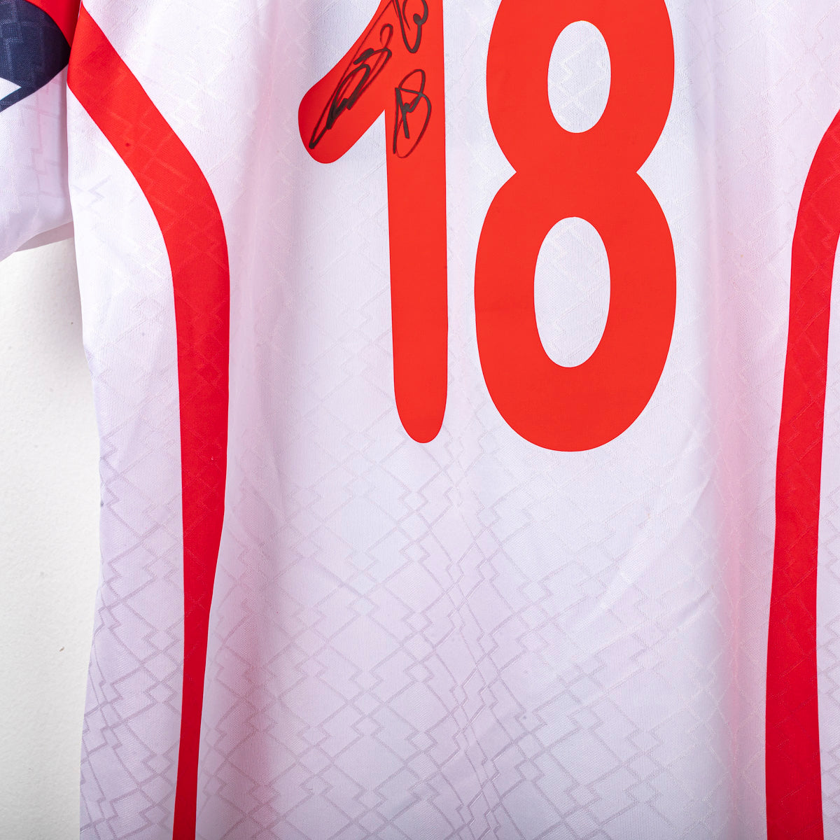 Maglia Home Bari Lotto Cassano 18 Autografata 1999/2000