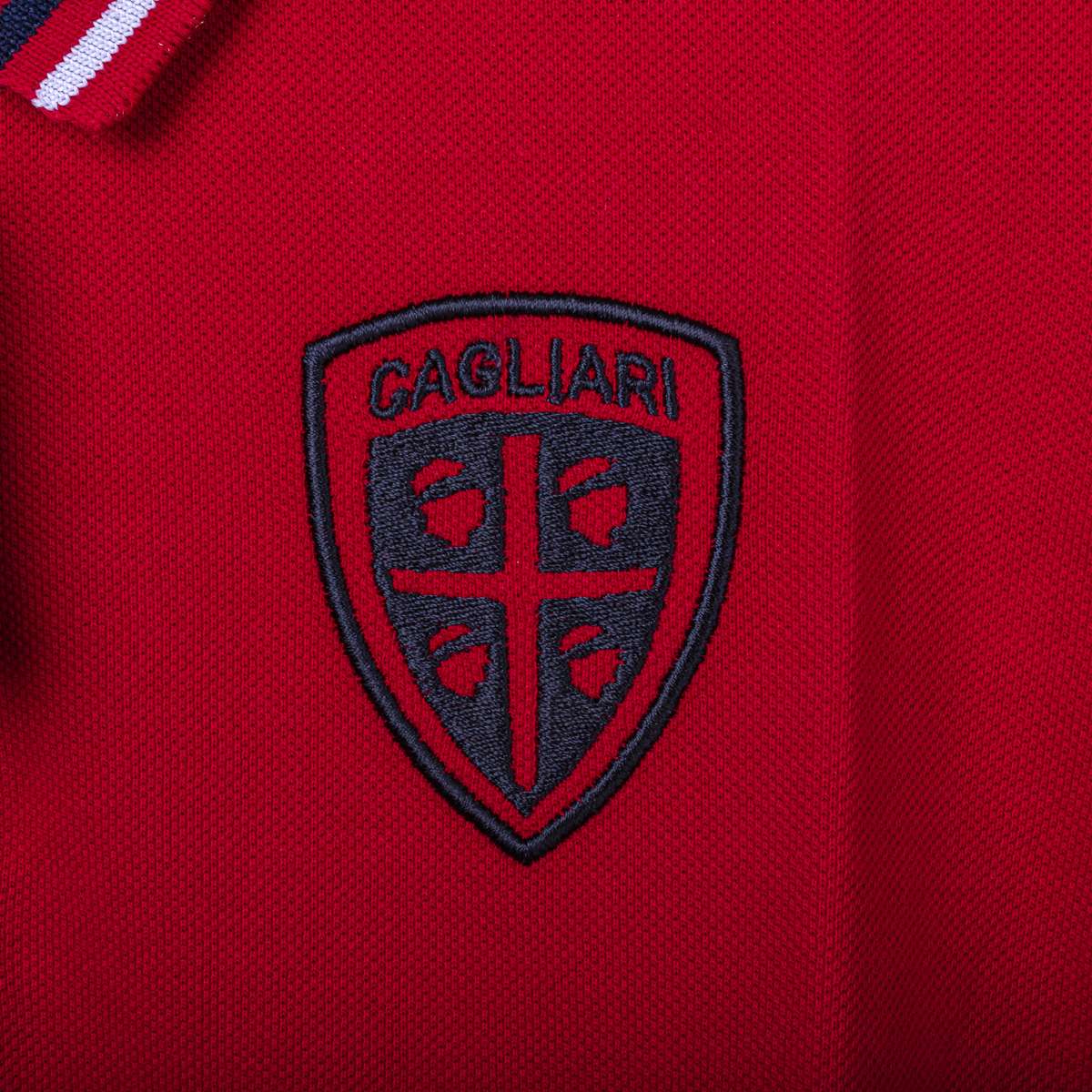 Polo Bambino Cagliari Macron Rossoblu
