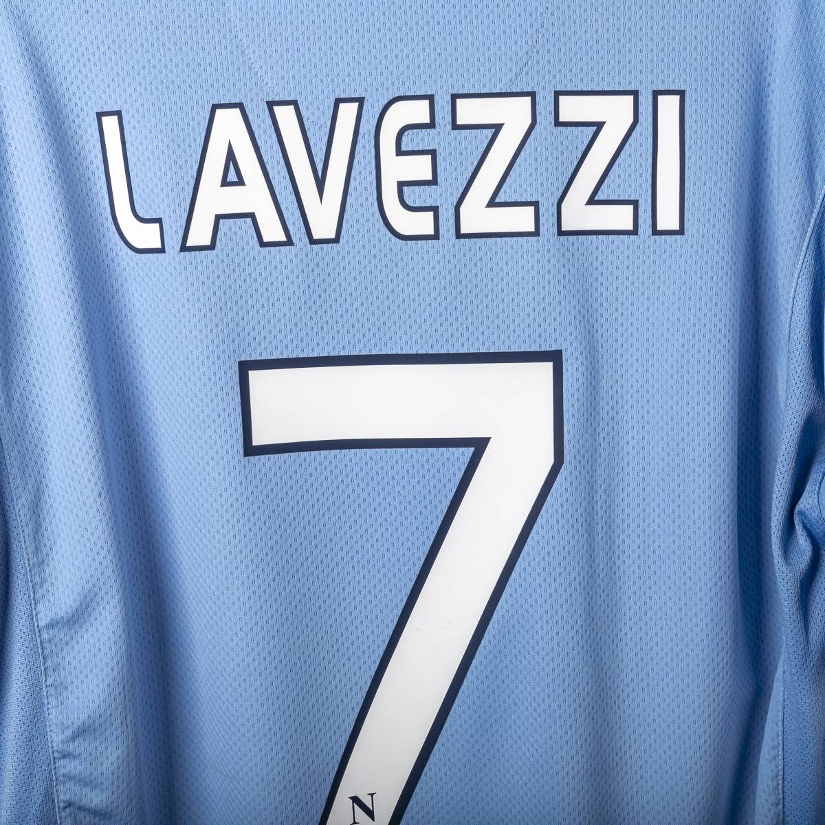 Maglia Home Napoli Diadora Lavezzi n7 mc 2009/2010 72x55