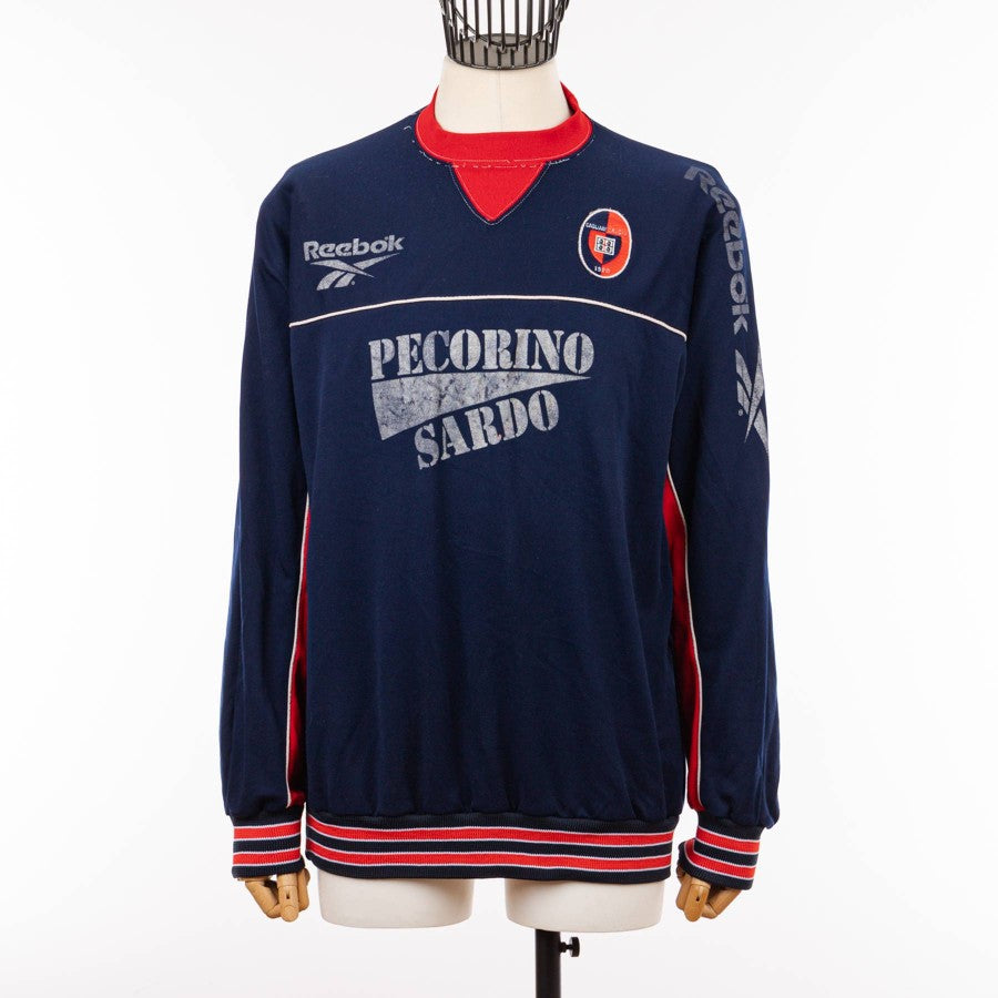 felpa allenamento Cagliari Reebok 1997/1998 - Home