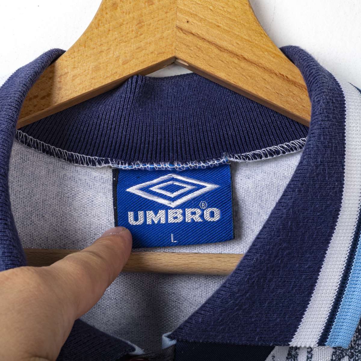 Lazio Umbro Banca di Roma Away Shirt Nesta 13 1995/1996