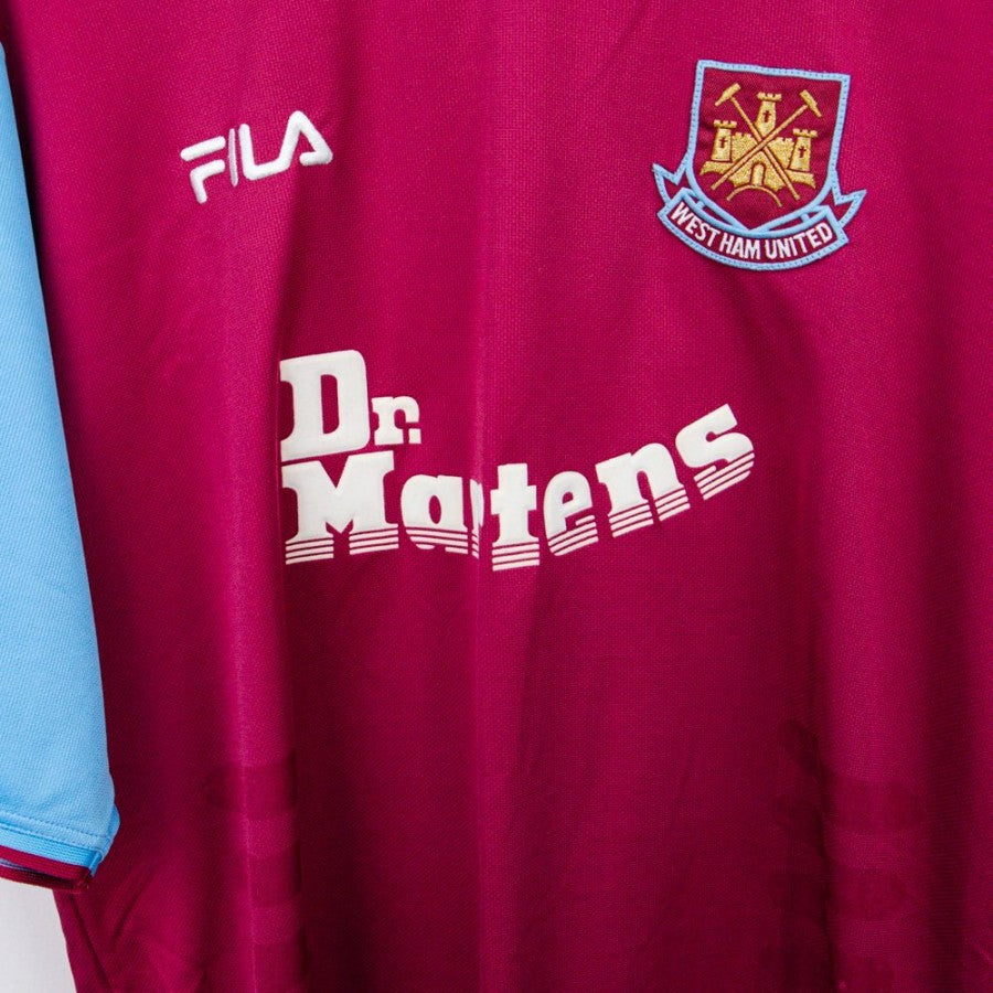 maglia home west ham fila di canio 10 2002/2003 by FILA - Home (9)