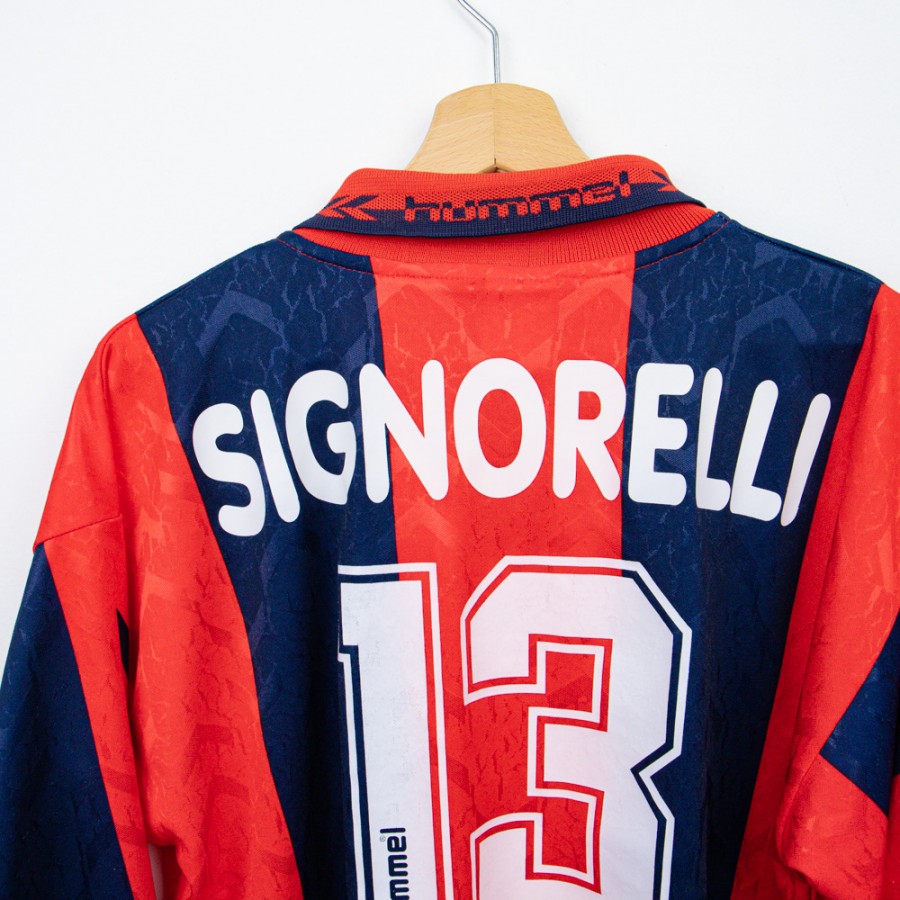 Maglia Home Cosenza Hummel Signorelli 13 1995/1996 by HUMMEL - Home (3)