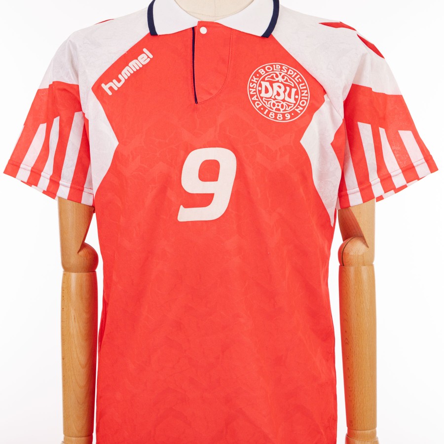 Maglia home Danimarca Hummel1992 Povlsen 9 by HUMMEL - Home (11)