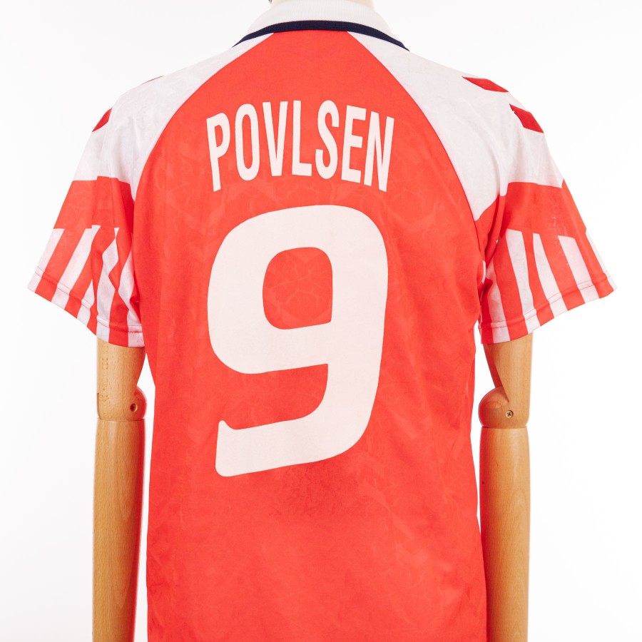 Maglia home Danimarca Hummel1992 Povlsen 9 by HUMMEL - Home (12)