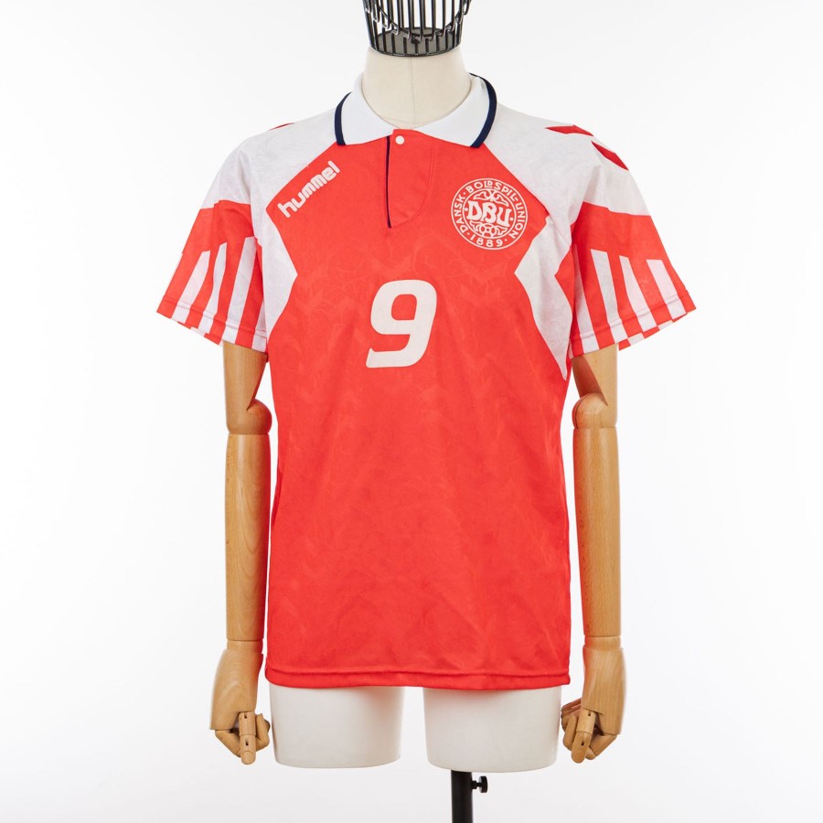 Maglia home Danimarca Hummel1992 Povlsen 9 by HUMMEL - Home (2)