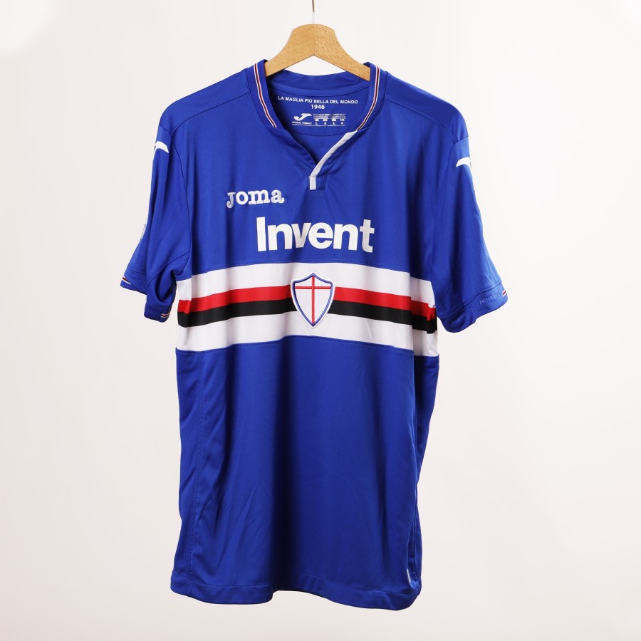 Maglia home Sampdoria Defrel 92 2018/2019 by JOMA - Serie A (2)