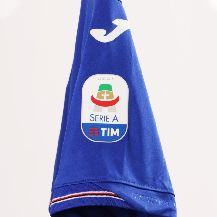 Maglia home Sampdoria Defrel 92 2018/2019 by JOMA - Serie A (3)