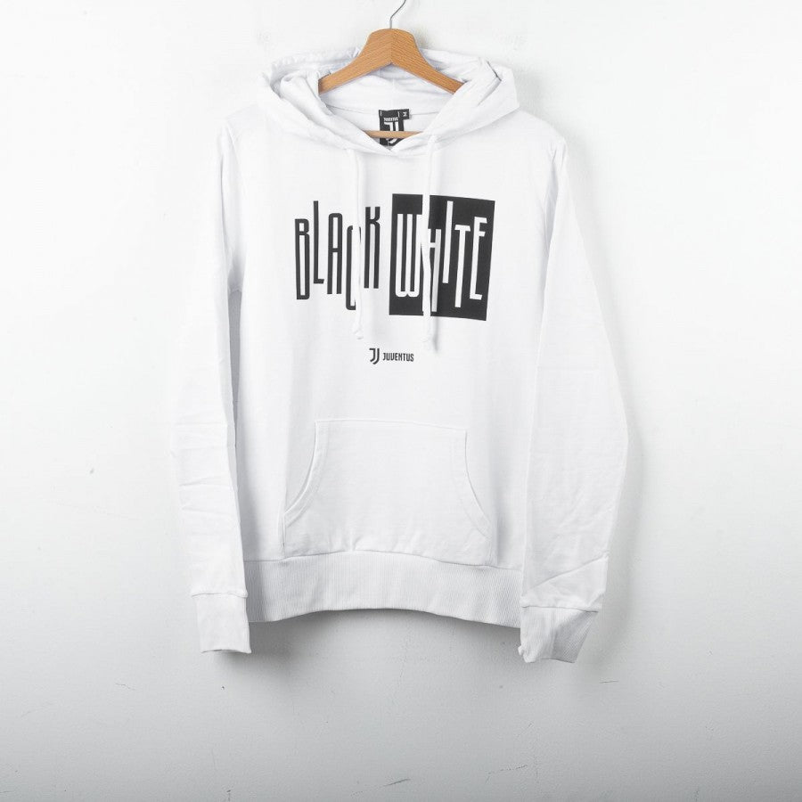 Felpa con cappuccio Bianca Juventus by Juventus - Home