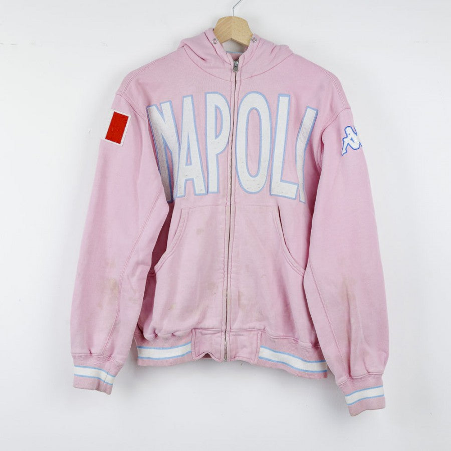 Felpa Full Zip con Cappuccio SSC Napoli Kappa by KAPPA