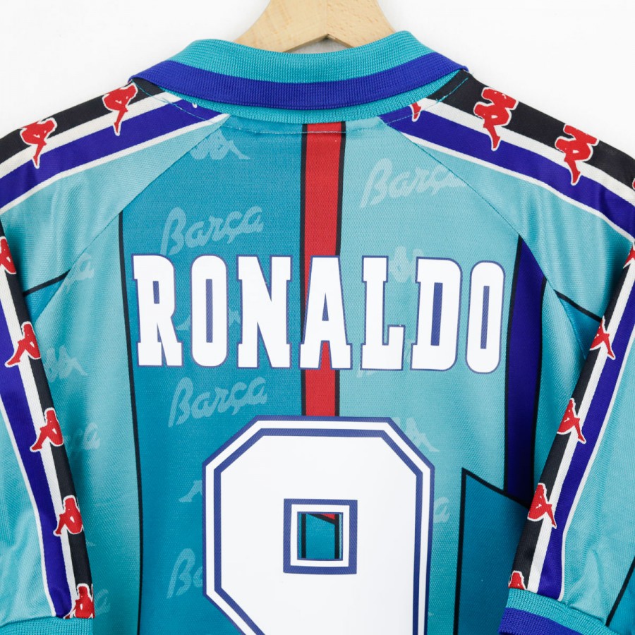 maglia away barcellona kappa ronaldo 9 1996/1997 by KAPPA - Home (6)