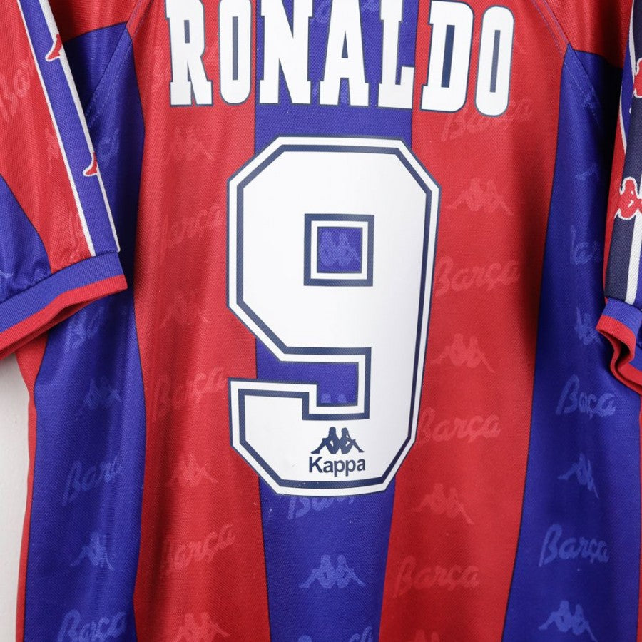 maglia home barcellona kappa ronaldo 9 1996/1997 by KAPPA - Home (6)