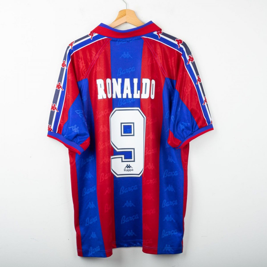 Maglia Home Barcellona Kappa Ronaldo 9 1996/1997 by KAPPA - Home